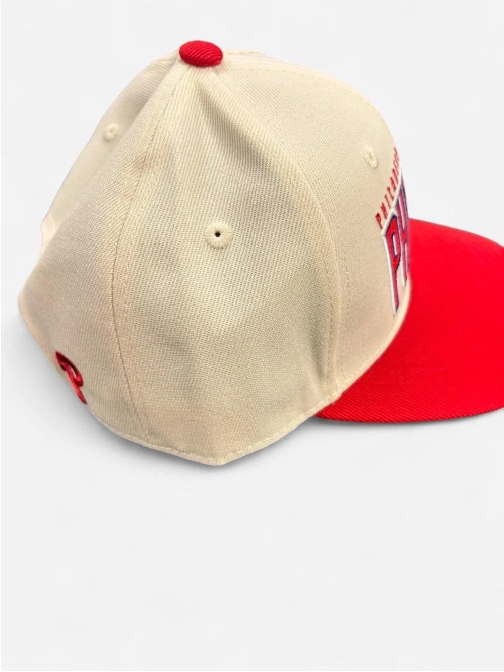 MLB Philadelphia Phillies Cream and Red Snapback Hat